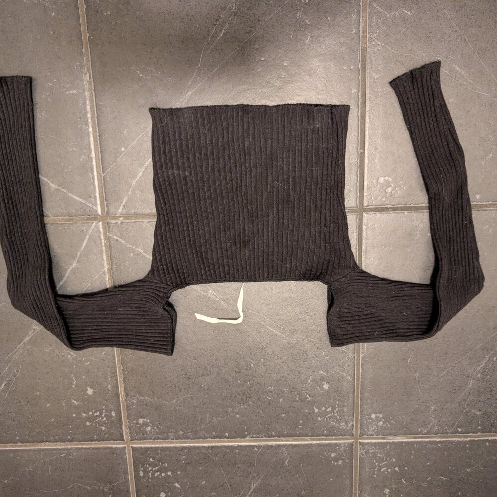 Are You Am I Minka Long Sleeve Top Black S - Picture 4 of 5